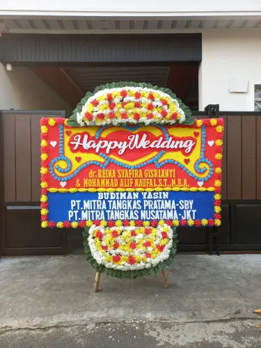 Papan Bunga Pernikahan coblong