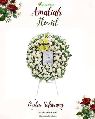 Krans Bunga Duka Cita coblong