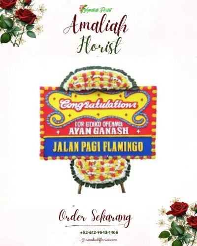 Bunga Papan Congratulation coblong